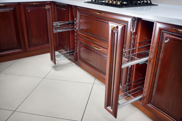 Cherry Cabinet Refacing in North Richland Hills
